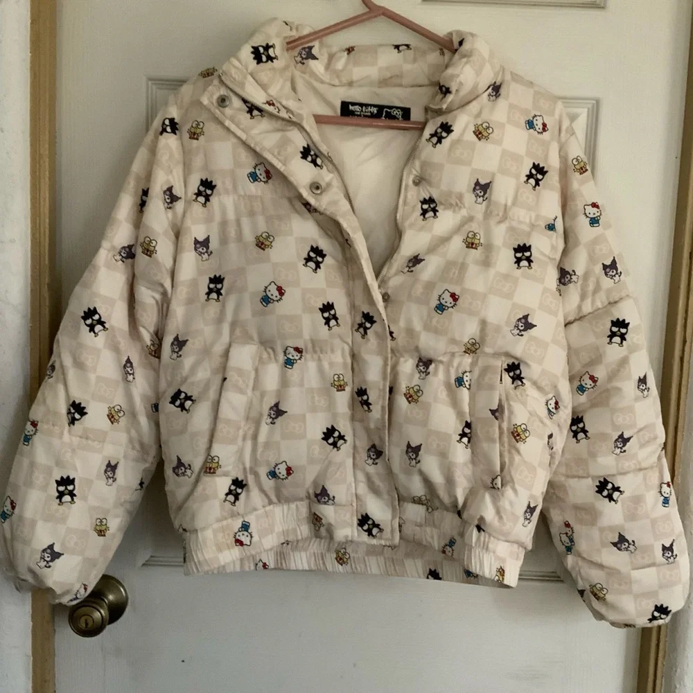 Hello Kitty & friends x forever 21 woman’s puffer jacket, size small - Picture 1 of 7